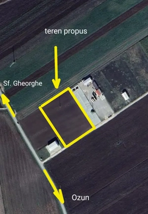 Teren industrial Ozun - Sfântul Gheorghe 11.800 mp