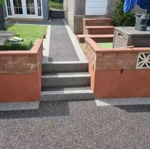 Pardoseli epoxidice industriale și decorative, microciment, covor de piatră naturală sau marmură  - imagine 2