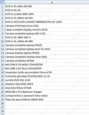 Componente si accesorii laptop
