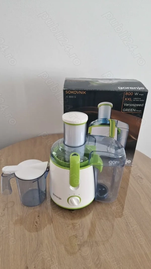 Storcător de fructe Gorenje JC 800 G   800W, Variospeed, XXL - imagine 2
