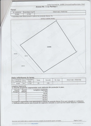 Vand  Teren Intravilan  3700 mp. in Greci ,Tulcea  ,Zona Rezidentiala JANDARU ,Gazele  la strada.