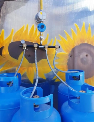 Chit 2 butelii 50L GPL, accesorii pt. centrala GPL