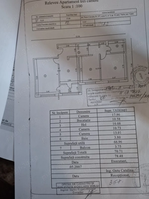3 camere Traian, etj 4 4, 67mp utili