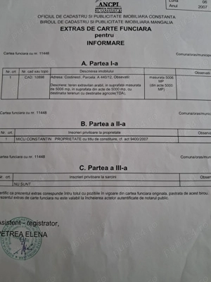 Vand teren extravilan Costinesti - imagine 2 Vand teren extravilan Costinesti - imagine 2