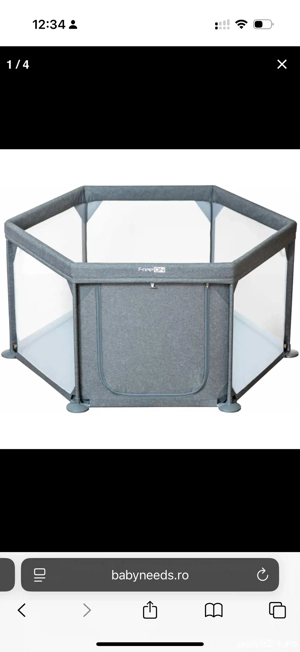 Țarc bebe FreeOn+ paturica Little Dutch