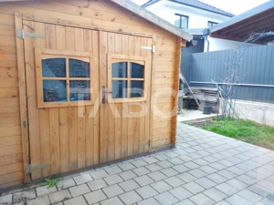 Casa individuala 4 camere P+1E 118 mp 322 mp parcela teren Cisnadie - imagine 16