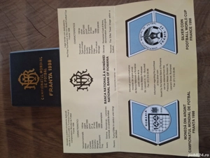 Monedă argint 100 lei 1998   CM Fotbal Franța   stare impecabilă, cuti - imagine 2