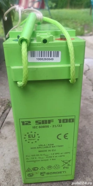 Baterie cu gel 100 mAh - imagine 2