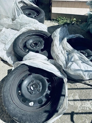 Jante + Caucicuri Continental 195/55/16 pt BMW - imagine 2