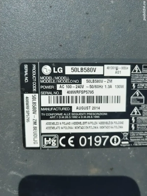 Dezmembrez LG 50LB580v - imagine 5