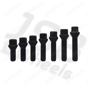 Prezoane jante negre cap conic noi M14x1.5 VW,Seat,Skoda,Audi,Mercedes