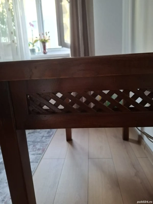 Vand masa din lemn stratificat stejar masiv