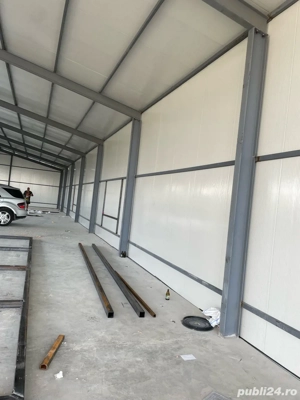 Vând hală metalică câteva de mii sunt din profile i   180 sau 200