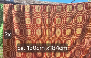 Covor tradițional roșu - bej