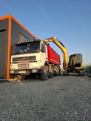 inchirieri utilaje, excavator, bascula 8x4