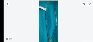 Lant de aur si sferă ,de 14 karate - imagine 4