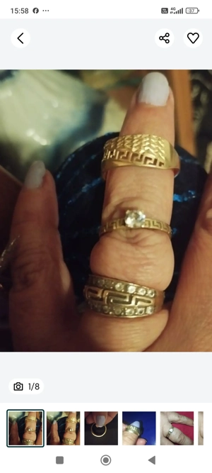 Inele noi din aur de 14 karate