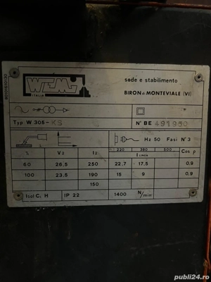 Aparat de sudura 400A - imagine 5