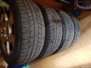 Jante aliaj audi R16 cu anvelope de iarnă  Michelin 225 55R16 - imagine 3