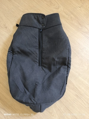 Cărucior Wunderkid Larcana negru cu husă pt picioare și geantă cadou - imagine 4