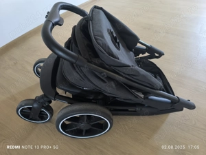 Cărucior Wunderkid Larcana negru cu husă pt picioare și geantă cadou - imagine 2