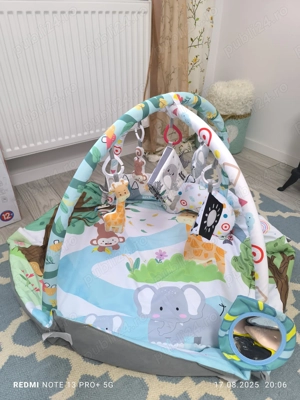 Saltea și centru de activități 3 în 1, pentru copii și bebeluși 