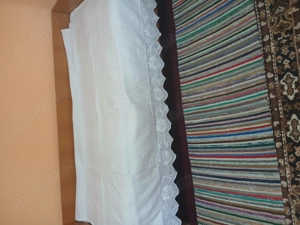 Cearceaf din pânză cu dantela - imagine 3