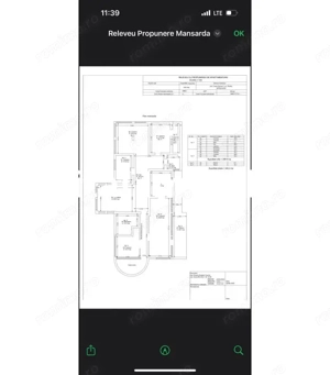 Apartament la casa, necesita compartimentare, terasa de 30 mp - imagine 2