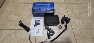 Monitor cu cameră video 1080P, cu vedere spate pentru ghidon de bicicletă, 250 RON.