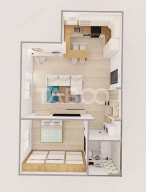 PREDARE IMEDIATA !! Apartament 2 camere zona Rahovei 60 mpu BLOC NOU - imagine 13