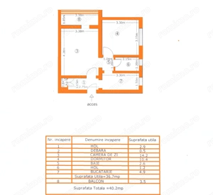 2 cam, et.3, 40mp, bl.caramida, cu C.T, fara imbunatatiri,Intr.Buzesti - imagine 2 2 cam, et.3, 40mp, bl.caramida, cu C.T, fara imbunatatiri,Intr.Buzesti - imagine 2