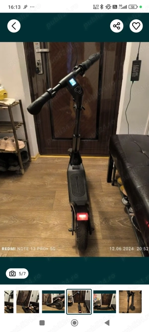 Vând trotineta electrica foarte puțin folosită....