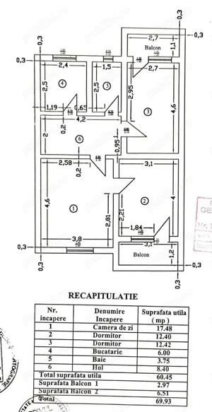 Apartament central Slatina centru Confort 1 Aleea Florilor Prefectura Hotel Bulevard Prestige Piata
