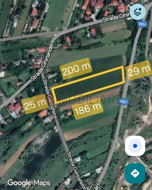 Teren Gruiu - 5000 mp - doua deschideri - intravilan