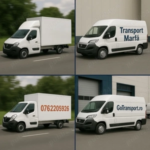 Transport marfă mobilă bagaje închiriere dubă cub cu prelată taxi relocări de apartamente 