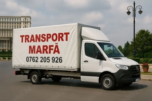 Transport marfă mobilă bagaje închiriere dubă cub cu prelată taxi relocări de apartamente  - imagine 2