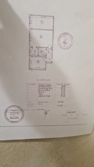 ZONA 23 AUGUST-APARTAMENT 3 CAMERE , SUPRAFATA 37,64 MP - imagine 9