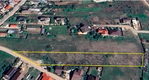Teren intravilan 5.293 mp-deschidere 42m–Domnești Ilfov, utilități la limita