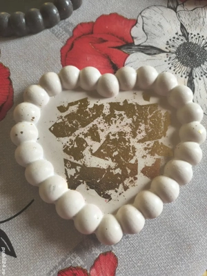 Vând Tăviță ceramică cu folie de Aur 