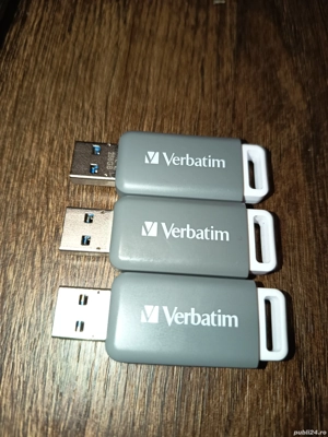 Verbatim Stick USB DataBar, 256 GB, USB 2.0 (Gri)  Am 3 bucati, poze reale, au fost folosite doar de