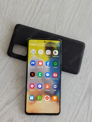 SAMSUNG A51 versiunea 5G A516 128GB memorie 6Gb + Folie + Husa + Cablu incarcare - imagine 2