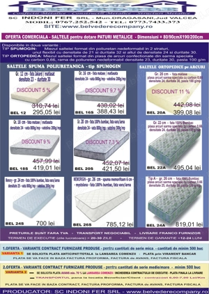 Saltele din spuma poliuretanica ideale pentru dotarea paturilor! - imagine 5