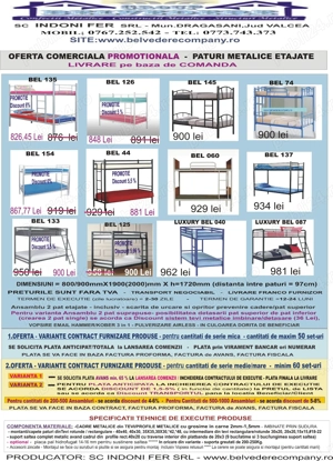 Oferta Pachet 15 seturi Paturi Metalice - Model BEL 8- in stoc! - imagine 5