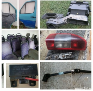 Butuc fuzeta fata/spate punte dubla Sprinter 411-413-416/Vw Lt46 flansa cu prezoane,etrier  - imagine 7