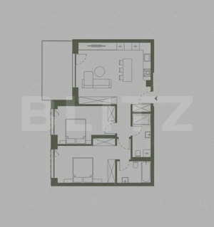 COMISION 0! Apartament 3 camere, etaj intermediar, Semicentral - imagine 3