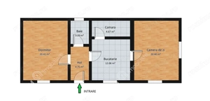 Casa renovata cu 2 camere si curte libera de 118 mp in zona Lazaret - imagine 8