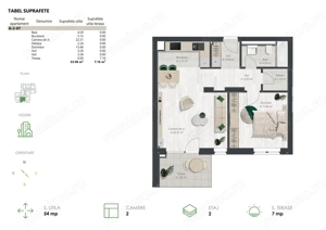 De vanzare apartament cu 2 camere - Denya Forest Timisoara - Comision 0% - imagine 20