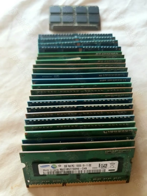 Lot 25 Memorii Laptop 2Gb DDR3 1066 1333 1600Mhz Functionale 