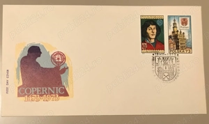 Plic First Day Cover - LP 819a -Aniversari Nicolaus Copernic