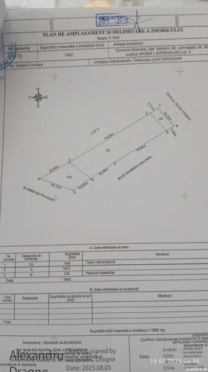 Terenuri de vanzare Mosoaia - imagine 4